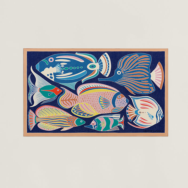 エルメスのパレオ パレオ 《トラフィック・ジャム》 - ブラック | Hermès